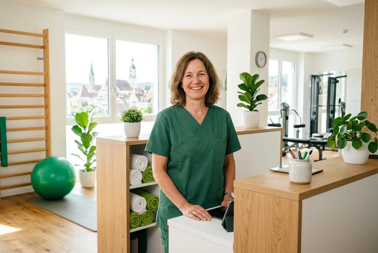 Illustration: Physiotherapie-Praxis in Stockach – Praxis-Website von NK IT Service