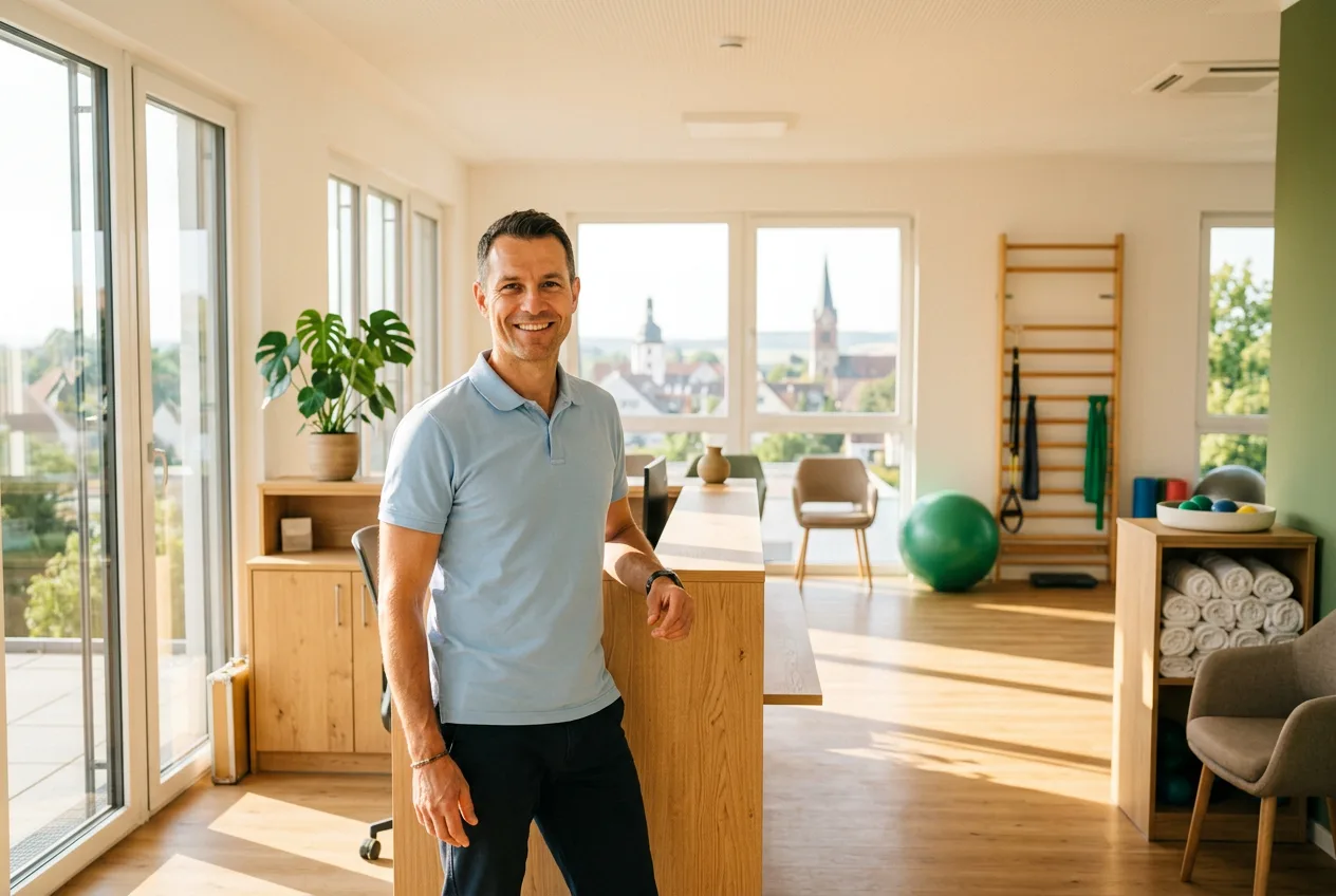 Illustration: Physiotherapie-Praxis in Stutensee – Praxis-Website von NK IT Service