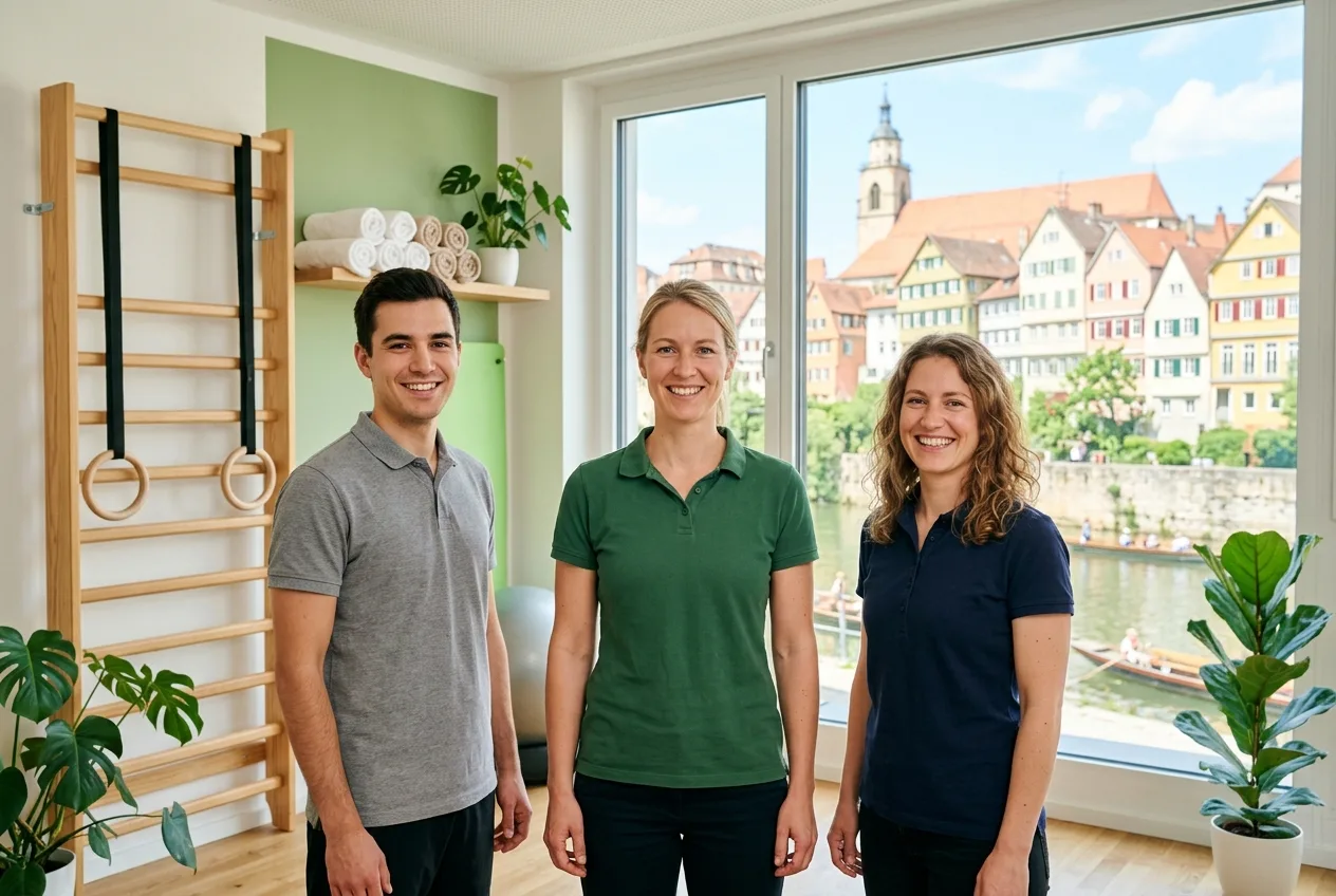 Illustration: Physiotherapie-Praxis in Tübingen – Praxis-Website von NK IT Service