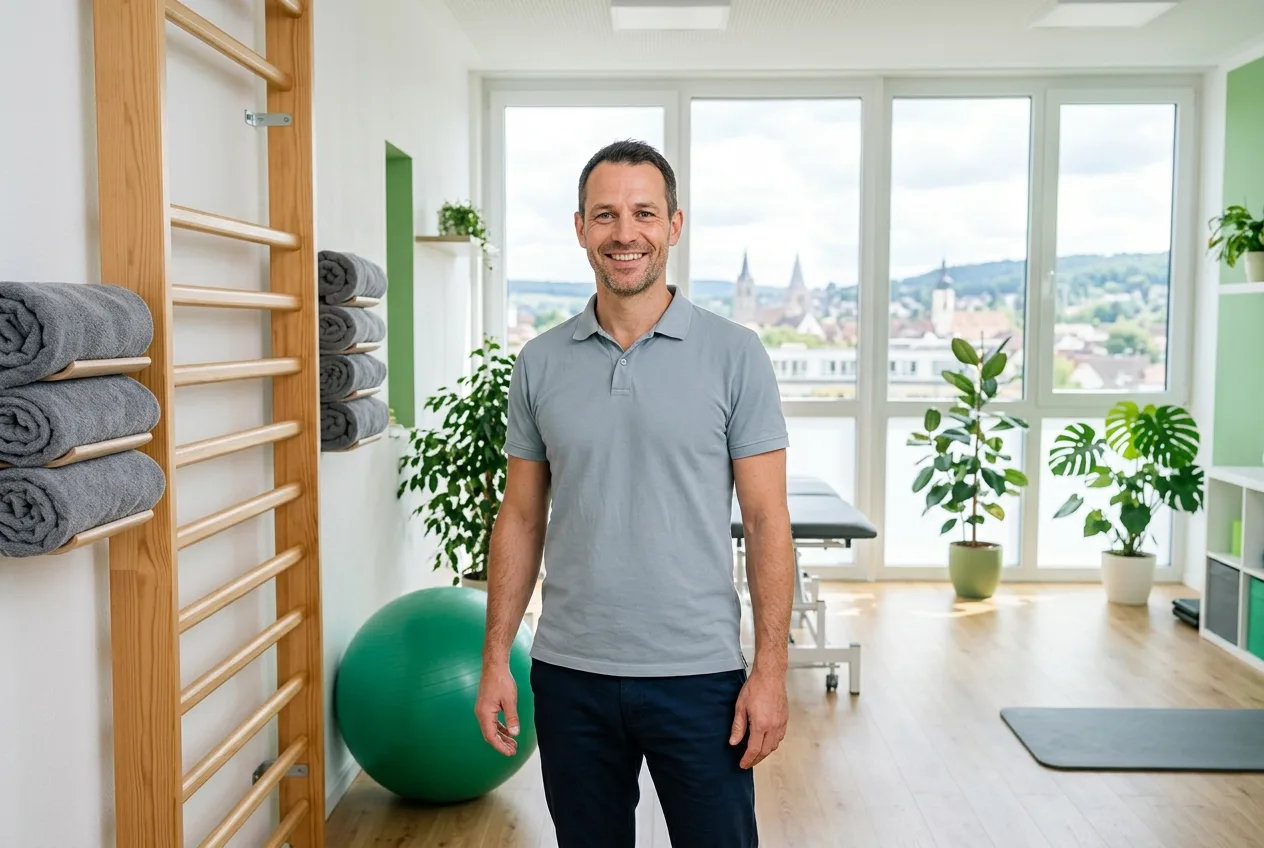Illustration: Physiotherapie-Praxis in Waiblingen – Praxis-Website von NK IT Service