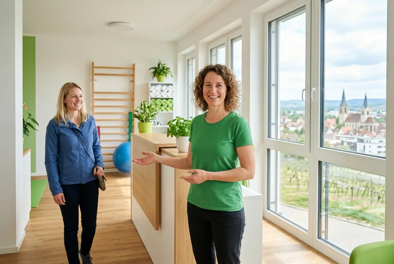 Illustration: Physiotherapie-Praxis in Weinstadt – Praxis-Website von NK IT Service