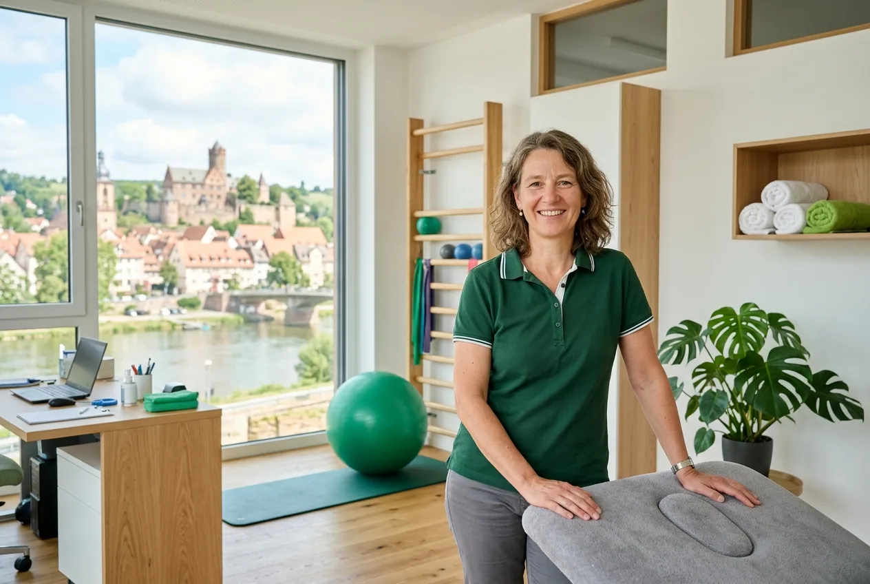 Illustration: Physiotherapie-Praxis in Wertheim – Praxis-Website von NK IT Service