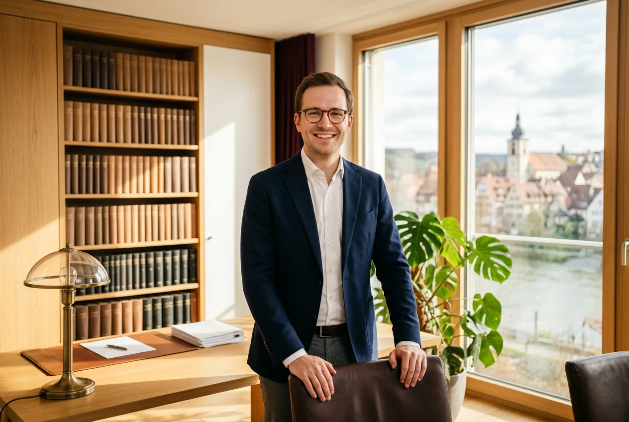 Illustration: Kanzlei in Marbach am Neckar – Kanzlei-Website von NK IT Service