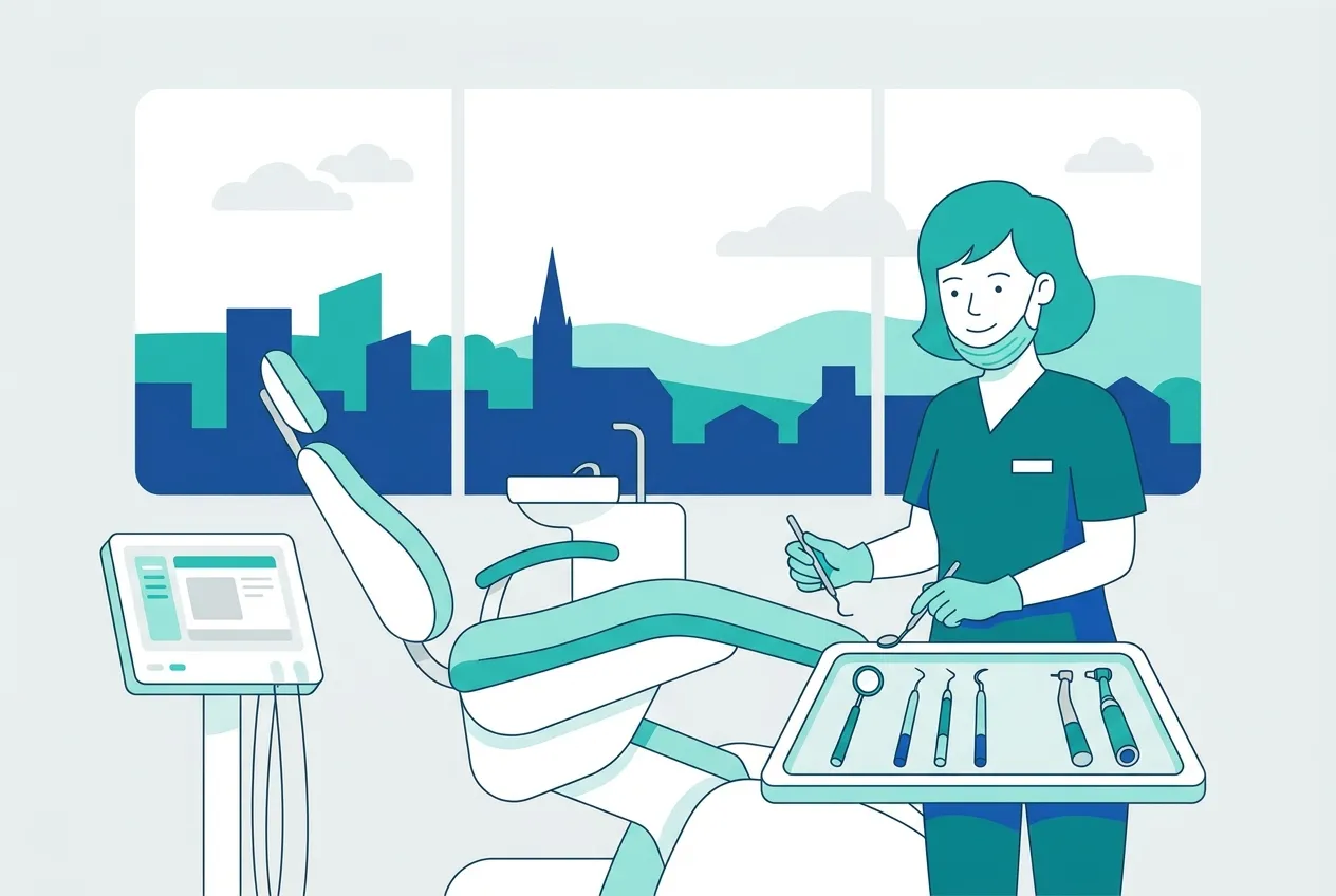 Illustration: Zahnarztpraxis in Achern – Praxis-Website von NK IT Service
