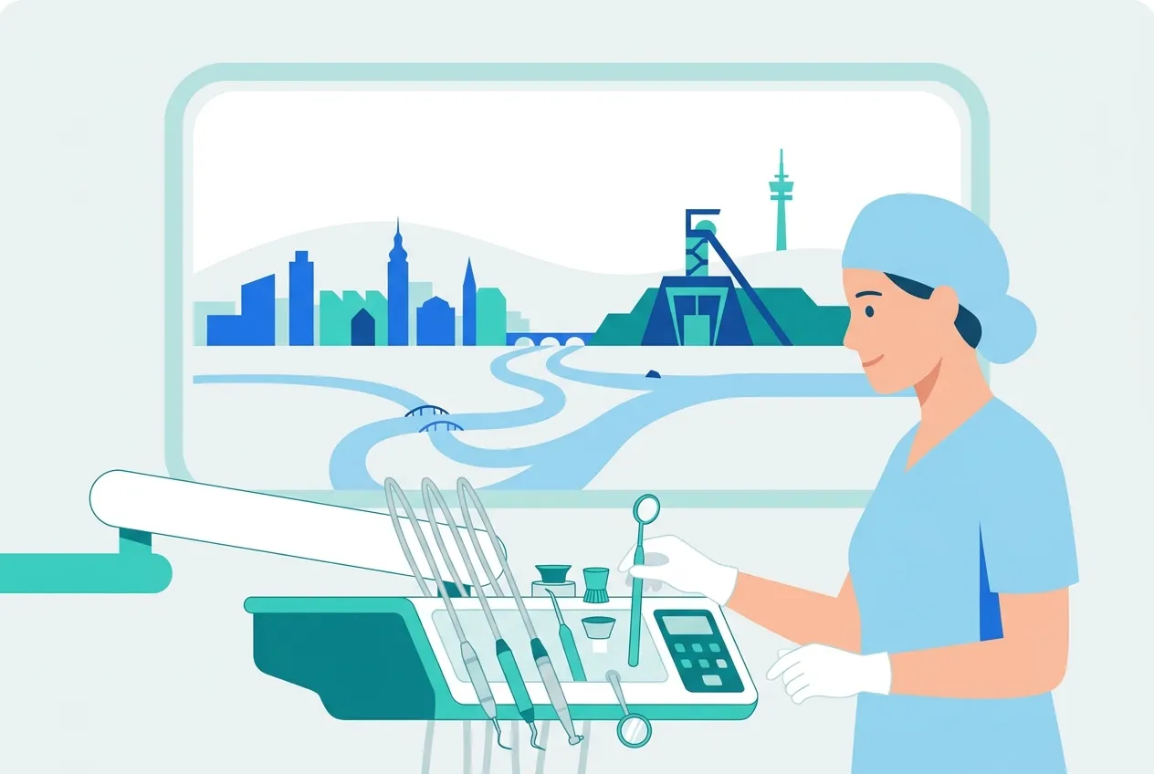 Illustration: Zahnarztpraxis in Bad Friedrichshall – Praxis-Website von NK IT Service