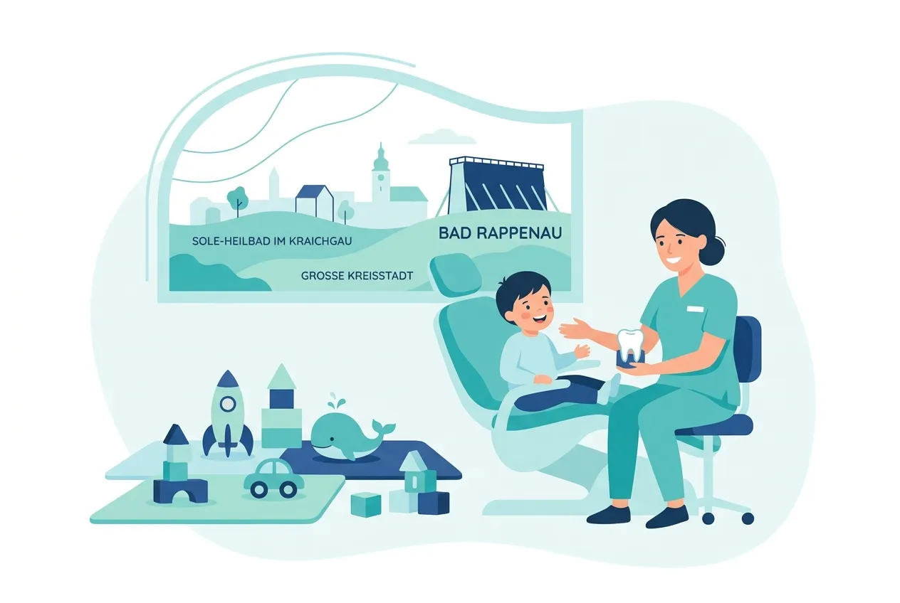 Illustration: Zahnarztpraxis in Bad Rappenau – Praxis-Website von NK IT Service