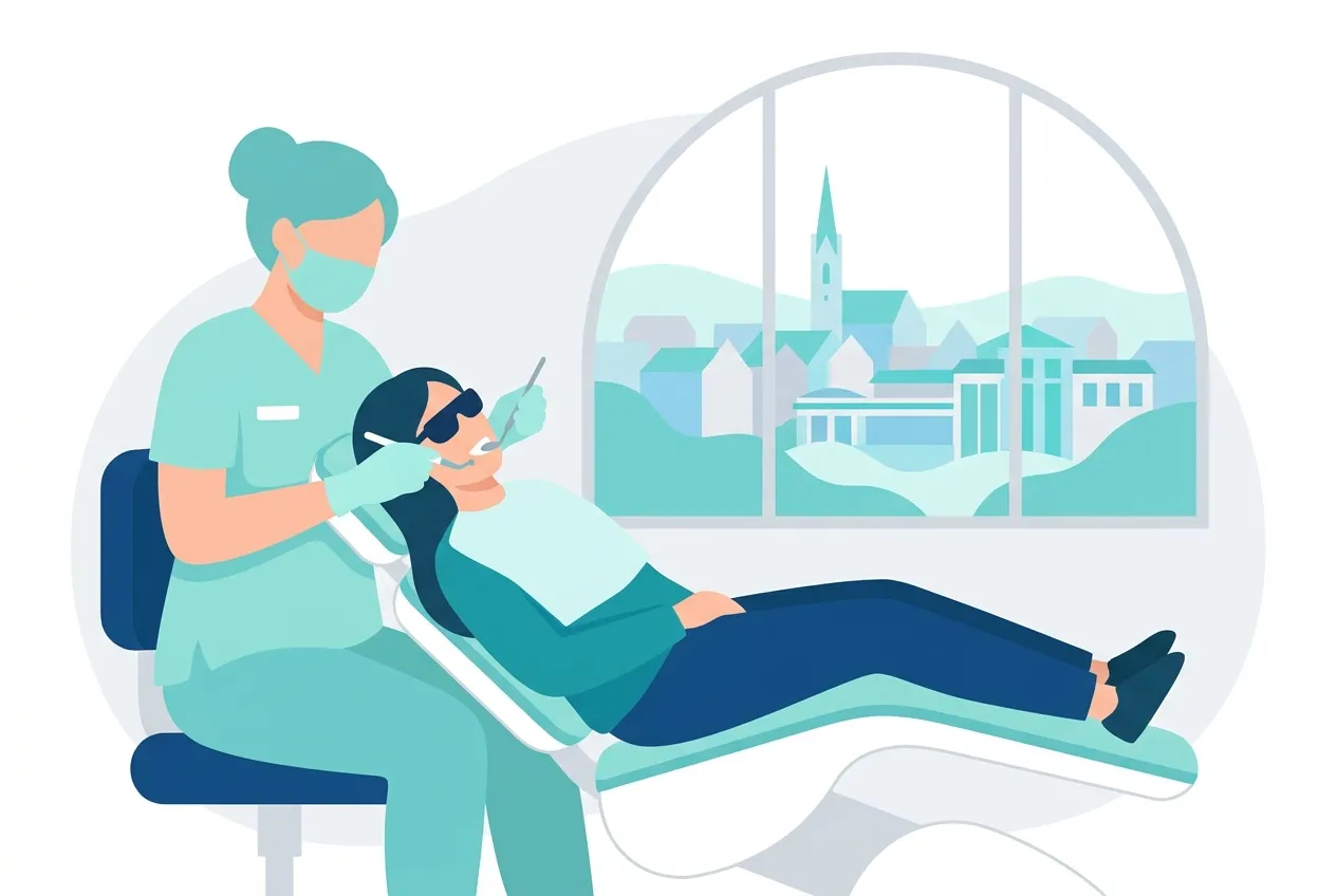 Illustration: Zahnarztpraxis in Bad Saulgau – Praxis-Website von NK IT Service