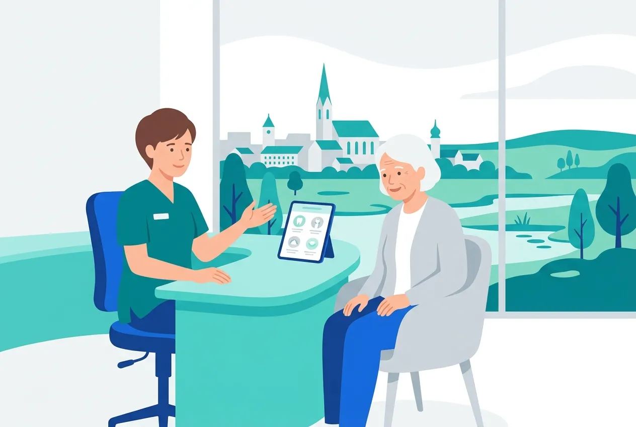 Illustration: Zahnarztpraxis in Bad Wurzach – Praxis-Website von NK IT Service