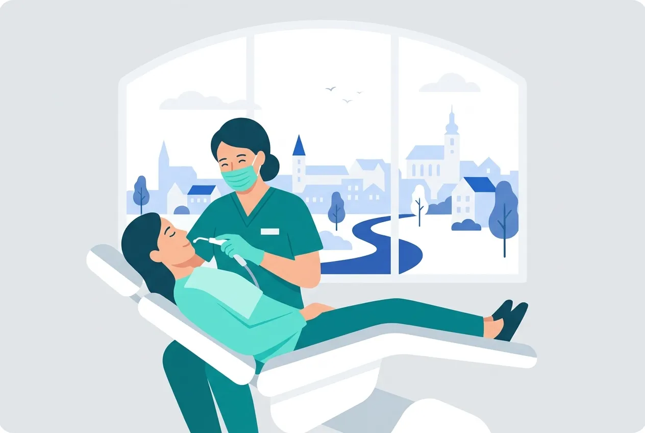 Illustration: Zahnarztpraxis in Crailsheim – Praxis-Website von NK IT Service
