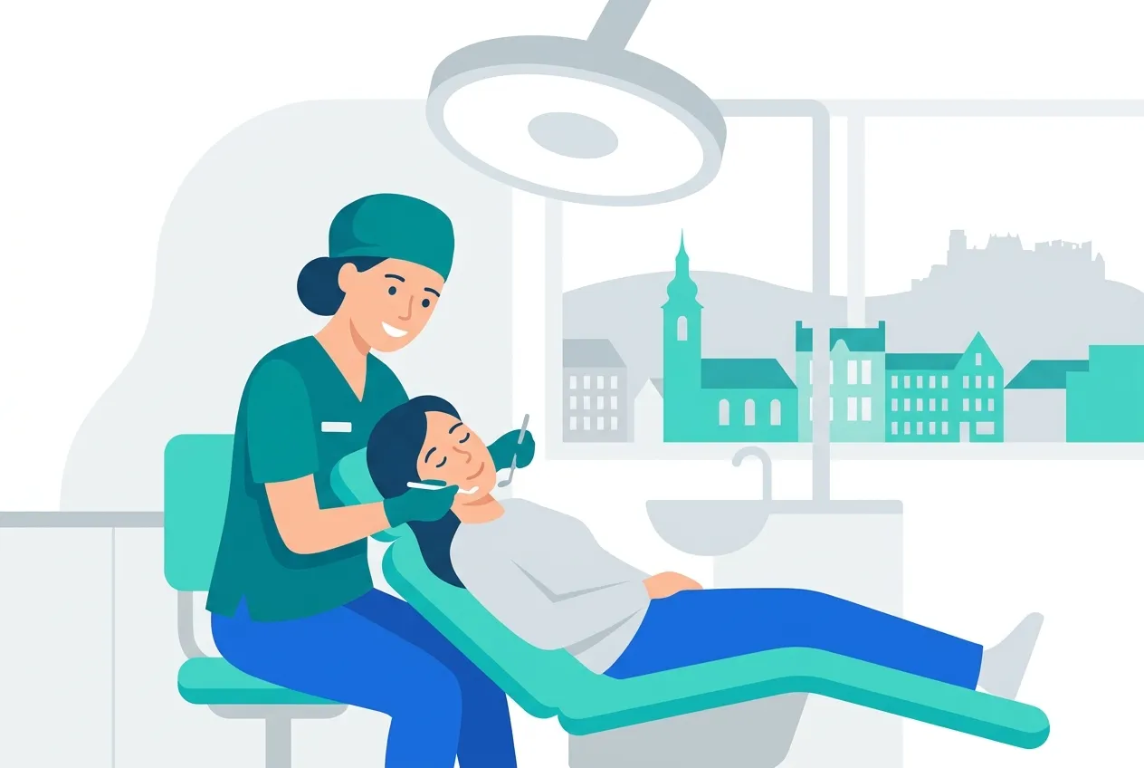 Illustration: Zahnarztpraxis in Eppelheim – Praxis-Website von NK IT Service