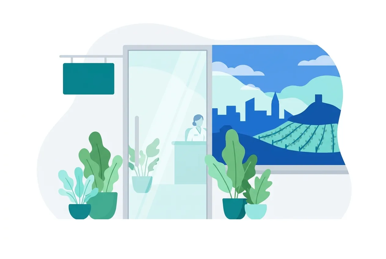 Illustration: Zahnarztpraxis in Fellbach – Praxis-Website von NK IT Service