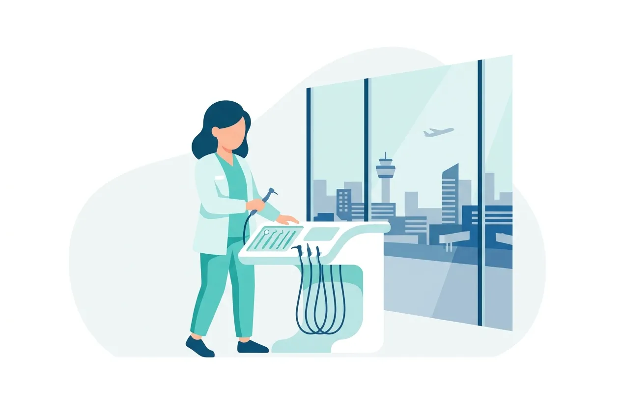 Illustration: Zahnarztpraxis in Filderstadt – Praxis-Website von NK IT Service