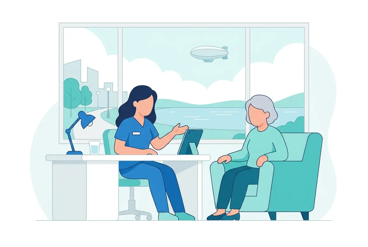 Illustration: Zahnarztpraxis in Friedrichshafen – Praxis-Website von NK IT Service