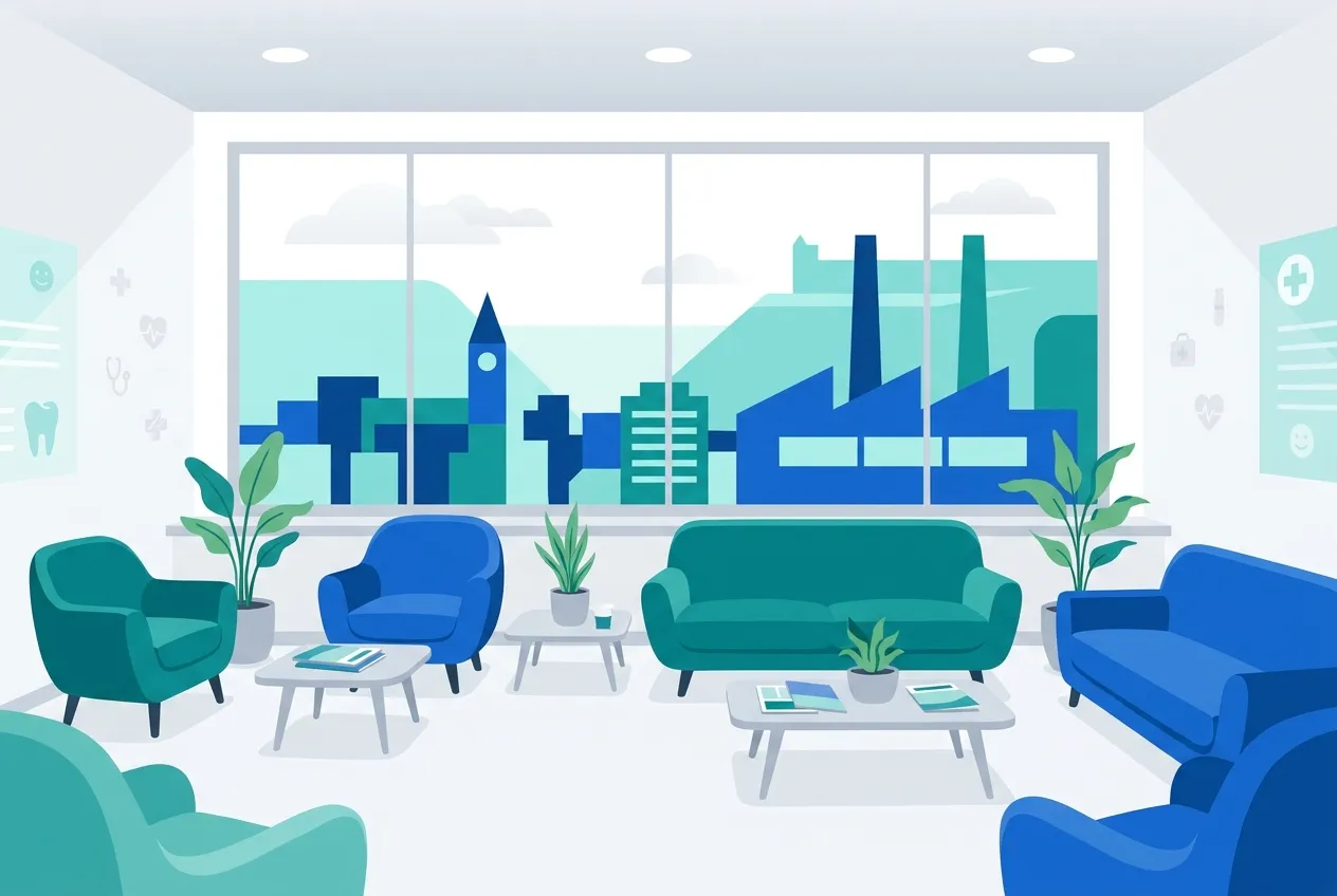 Illustration: Zahnarztpraxis in Geislingen an der Steige – Praxis-Website von NK IT Service