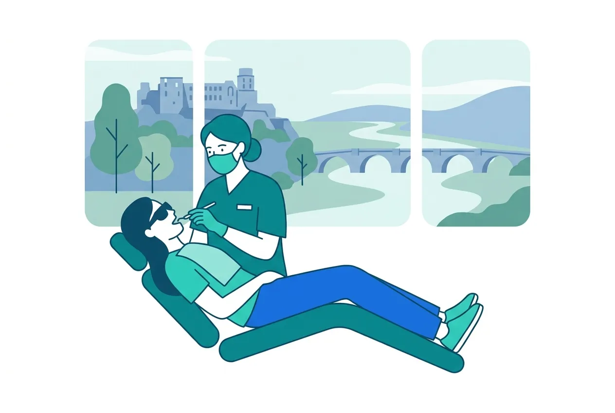 Illustration: Zahnarztpraxis in Heidelberg – Praxis-Website von NK IT Service