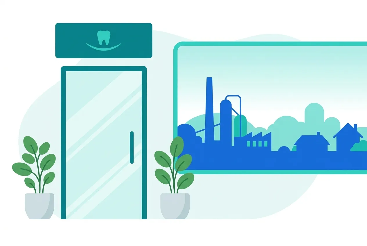 Illustration: Zahnarztpraxis in Leimen – Praxis-Website von NK IT Service