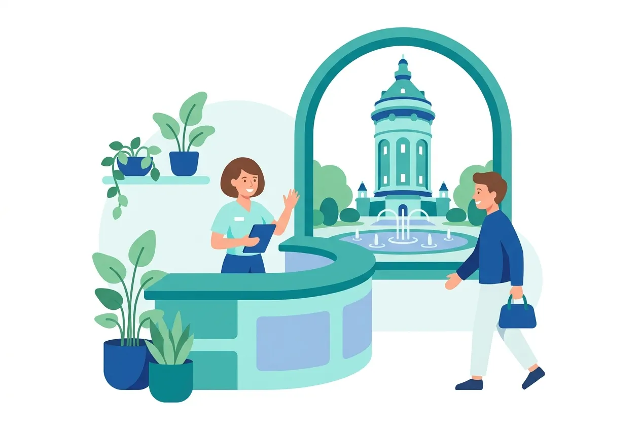 Illustration: Zahnarztpraxis in Mannheim – Praxis-Website von NK IT Service