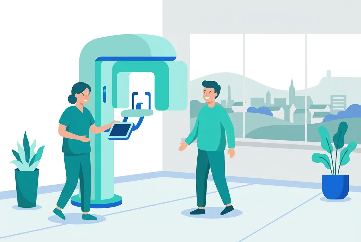 Illustration: Zahnarztpraxis in Münsingen – Praxis-Website von NK IT Service