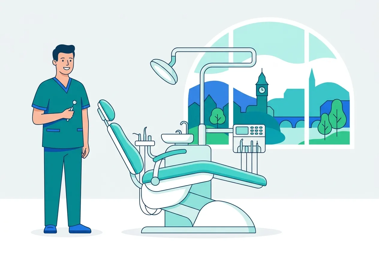 Illustration: Zahnarztpraxis in Nagold – Praxis-Website von NK IT Service