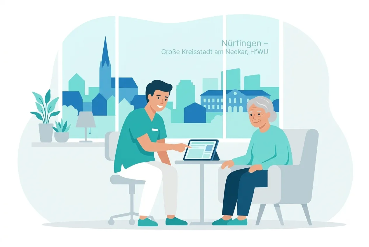 Illustration: Zahnarztpraxis in Nürtingen – Praxis-Website von NK IT Service