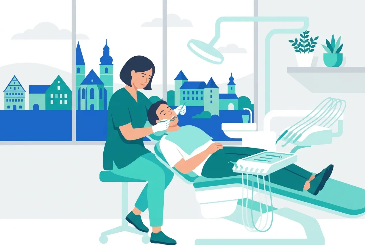 Illustration: Zahnarztpraxis in Öhringen – Praxis-Website von NK IT Service