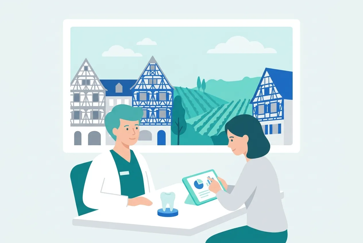 Illustration: Zahnarztpraxis in Offenburg – Praxis-Website von NK IT Service