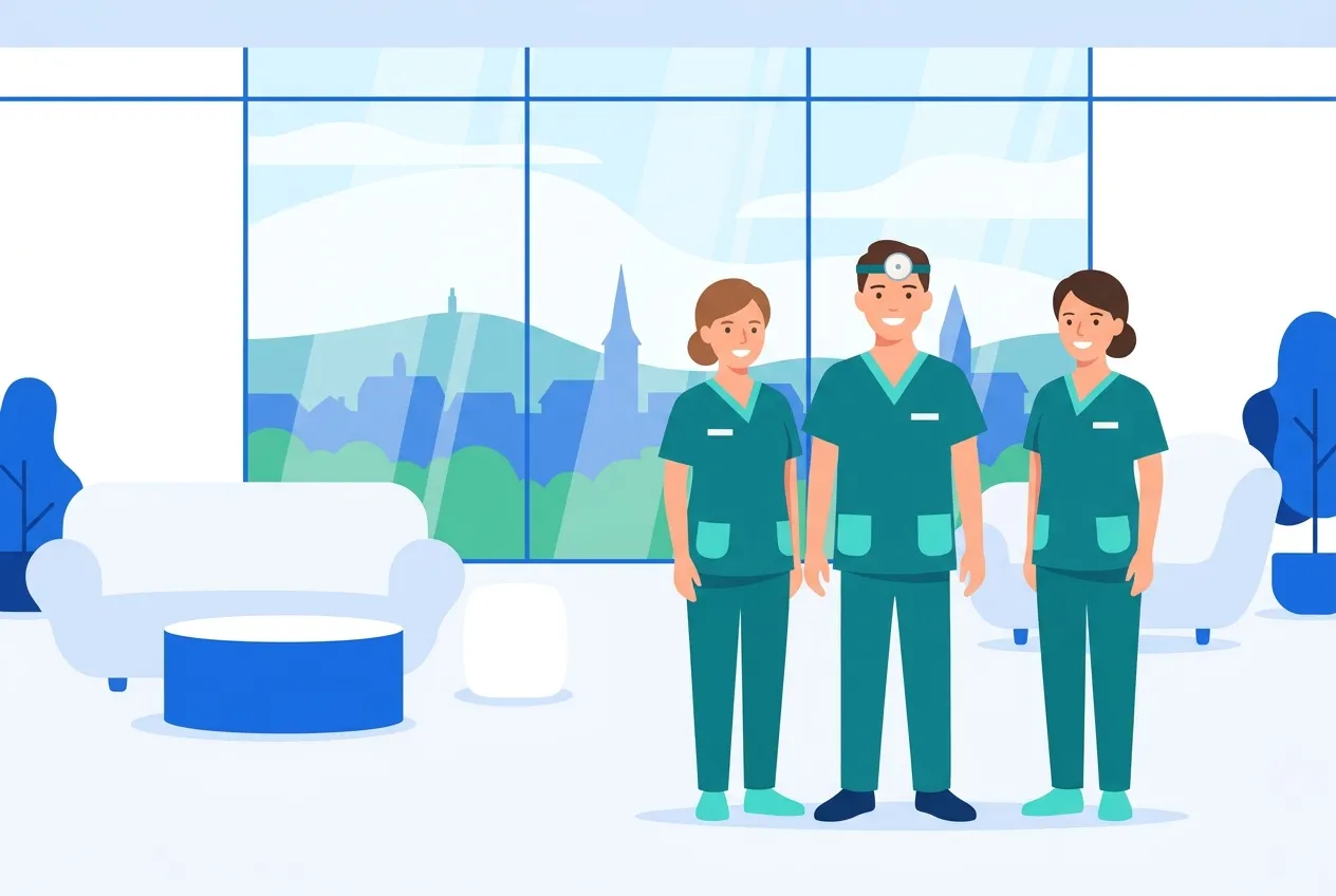 Illustration: Zahnarztpraxis in Pfullingen – Praxis-Website von NK IT Service