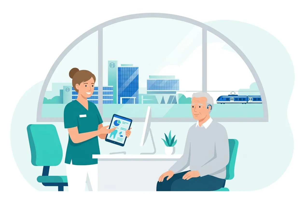 Illustration: Zahnarztpraxis in Renningen – Praxis-Website von NK IT Service