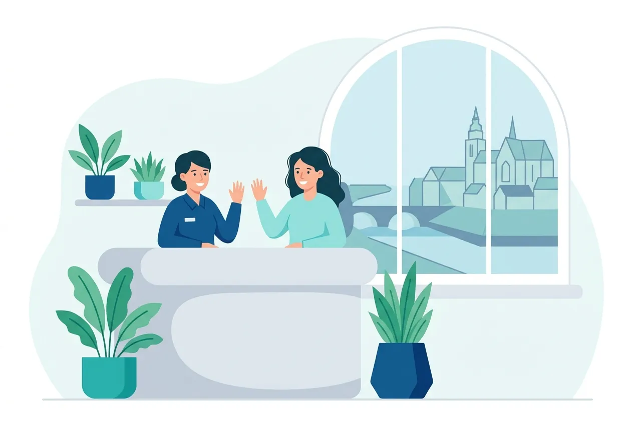 Illustration: Zahnarztpraxis in Rottenburg am Neckar – Praxis-Website von NK IT Service