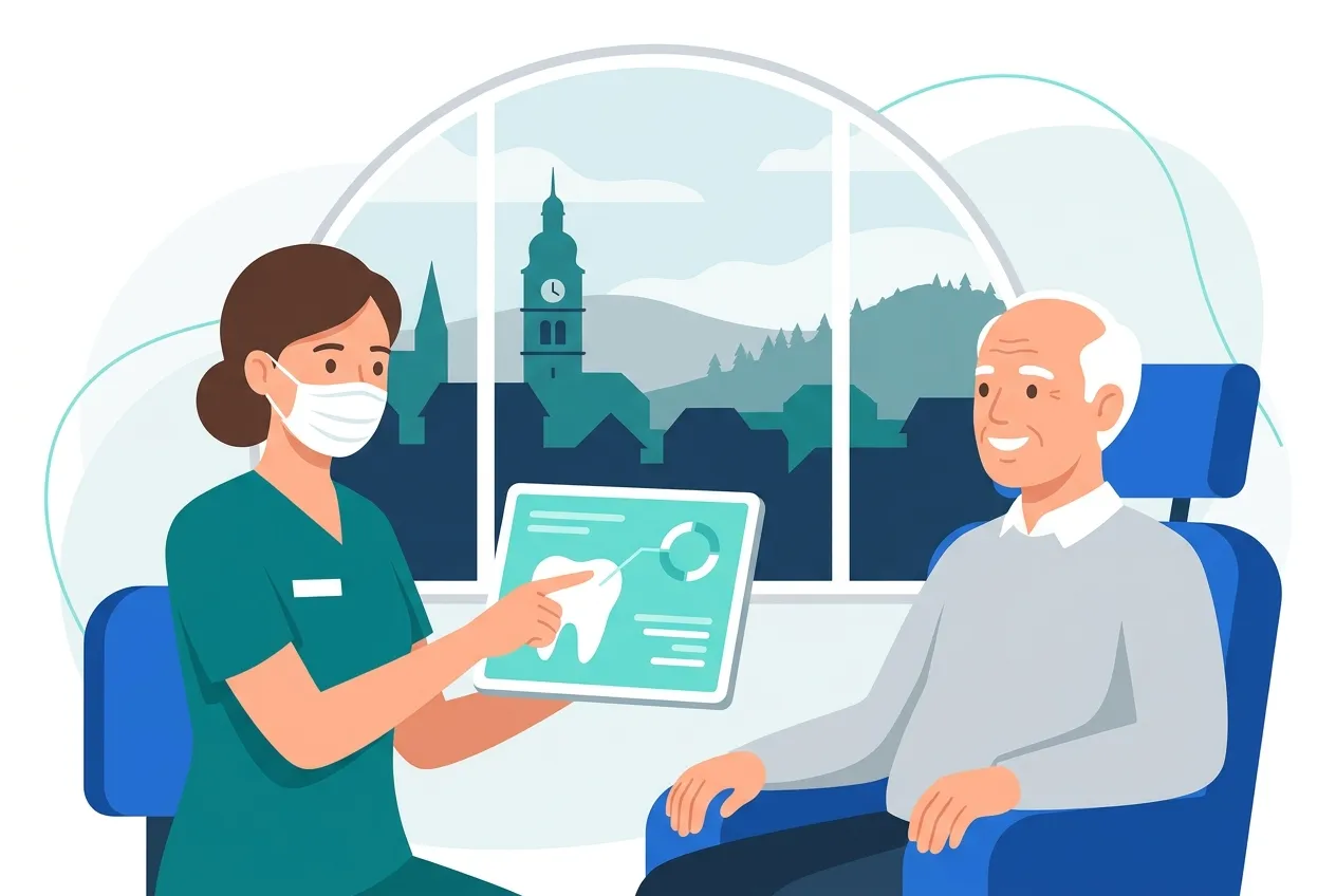 Illustration: Zahnarztpraxis in Schramberg – Praxis-Website von NK IT Service