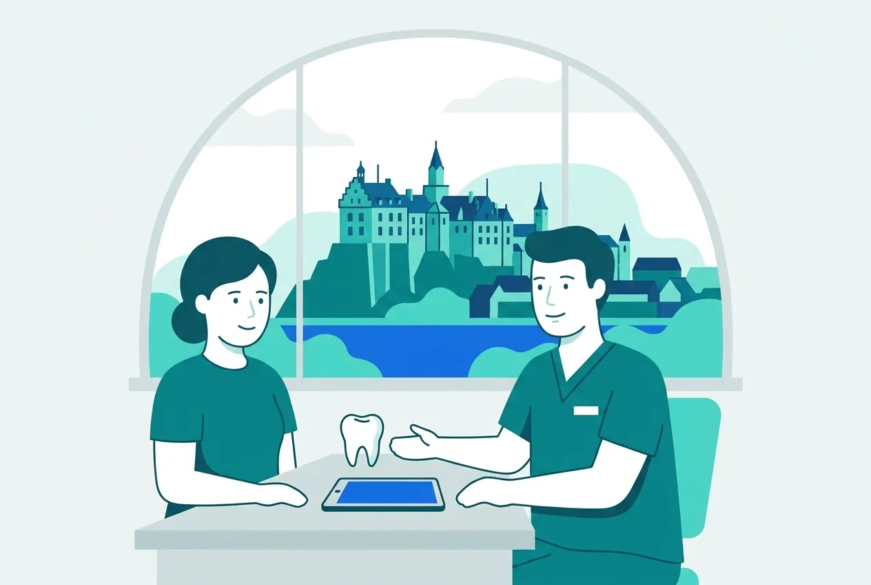 Illustration: Zahnarztpraxis in Sigmaringen – Praxis-Website von NK IT Service