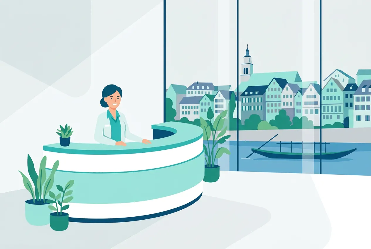 Illustration: Zahnarztpraxis in Tübingen – Praxis-Website von NK IT Service
