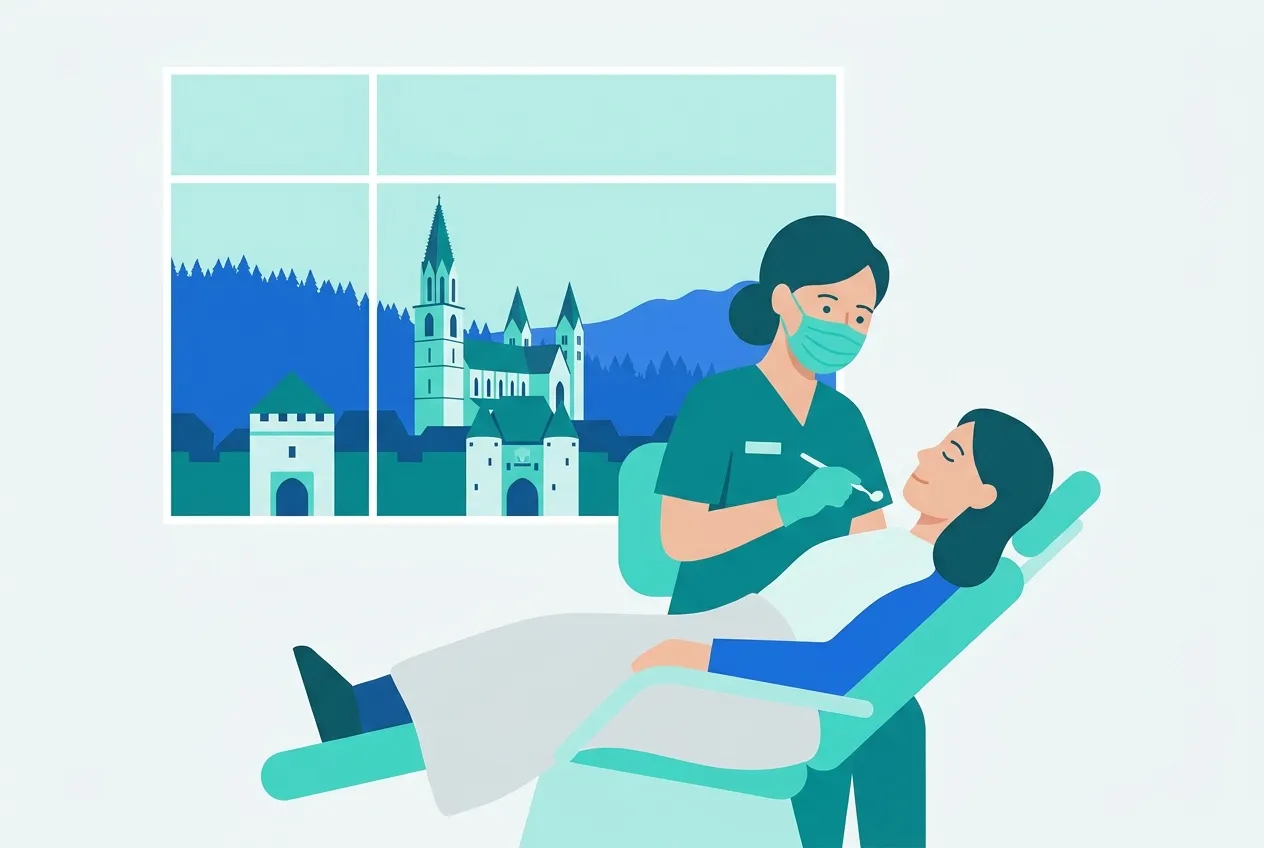 Illustration: Zahnarztpraxis in Villingen-Schwenningen – Praxis-Website von NK IT Service