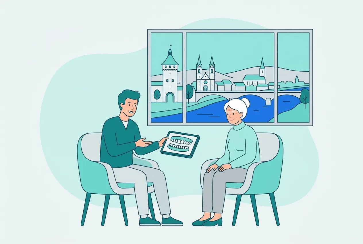 Illustration: Zahnarztpraxis in Waldshut-Tiengen – Praxis-Website von NK IT Service