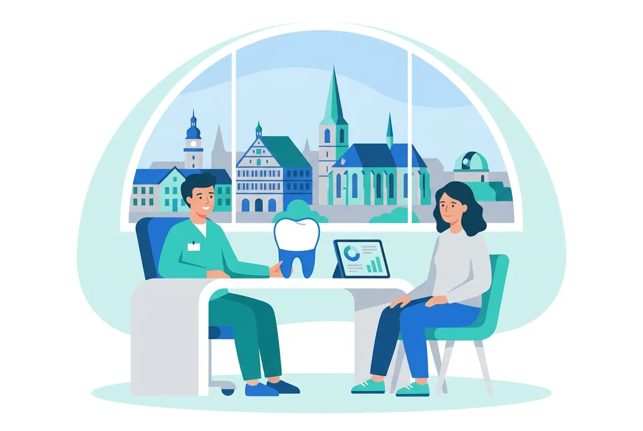 Illustration: Zahnarztpraxis in Weil der Stadt – Praxis-Website von NK IT Service