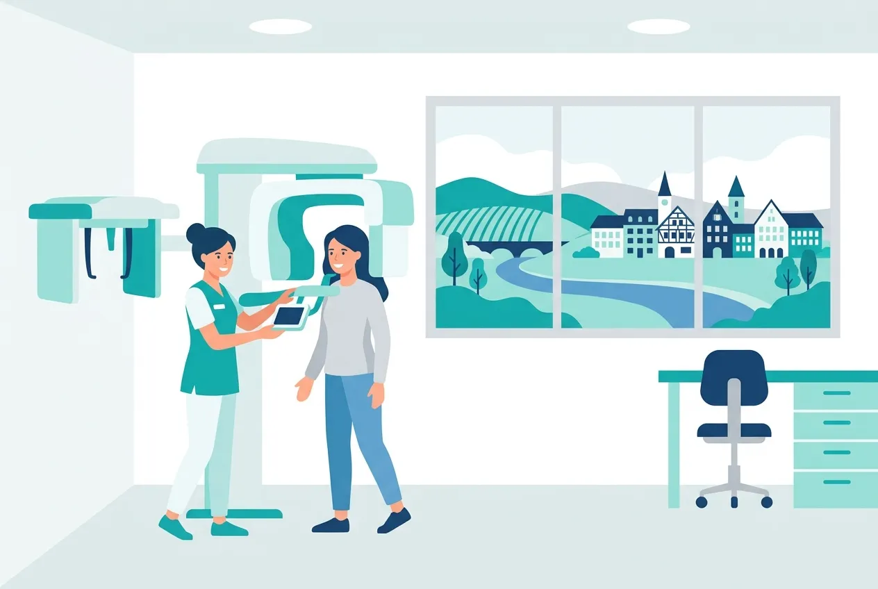 Illustration: Zahnarztpraxis in Weinstadt – Praxis-Website von NK IT Service