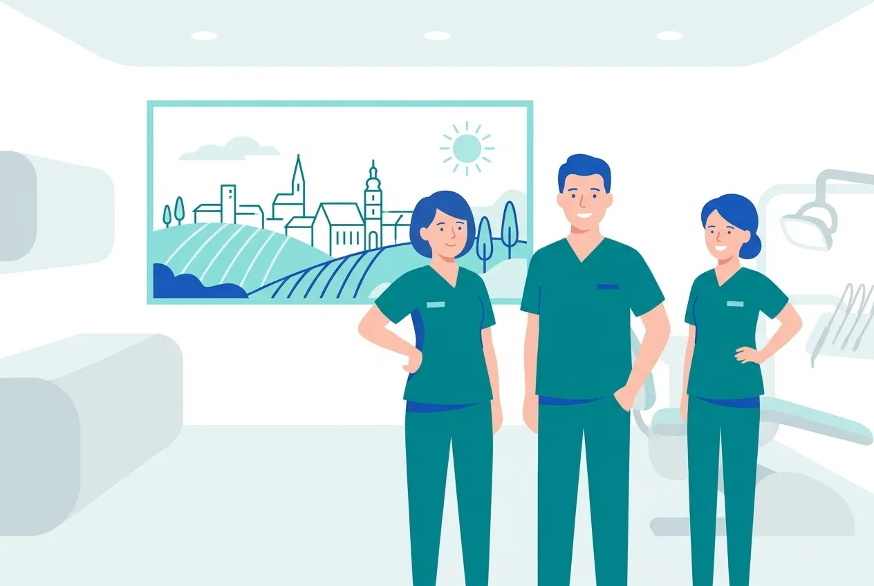 Illustration: Zahnarztpraxis in Wiesloch – Praxis-Website von NK IT Service