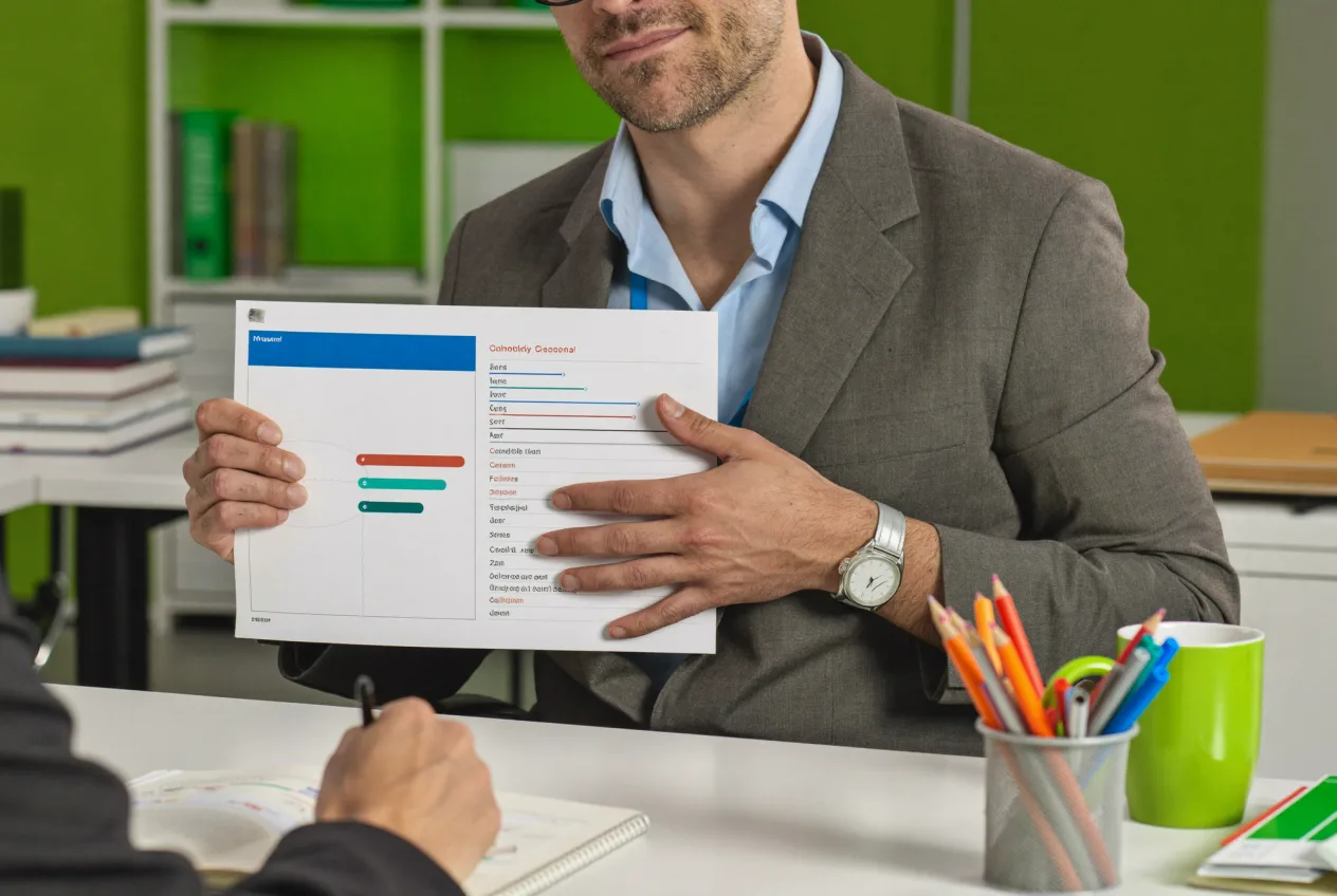 Freundlicher Berater von NK IT Service am Arbeitsplatz