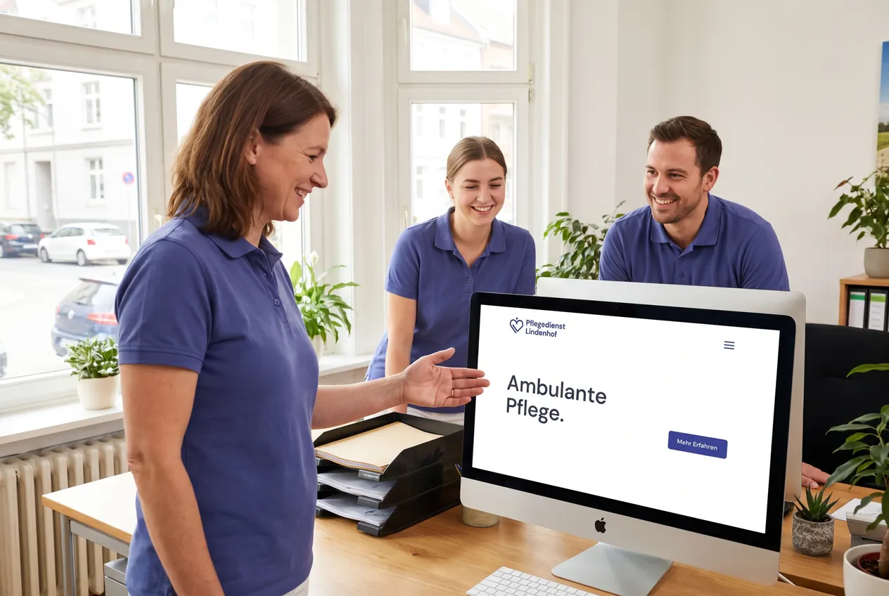 Freundlicher Berater von NK IT Service am Arbeitsplatz