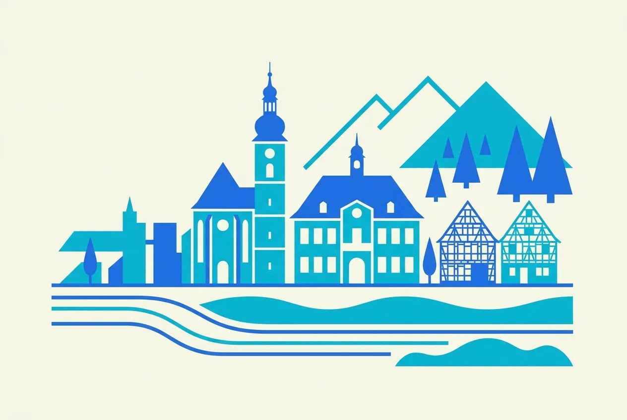Illustration von Achern – Webdesign für Achern von NK IT Service