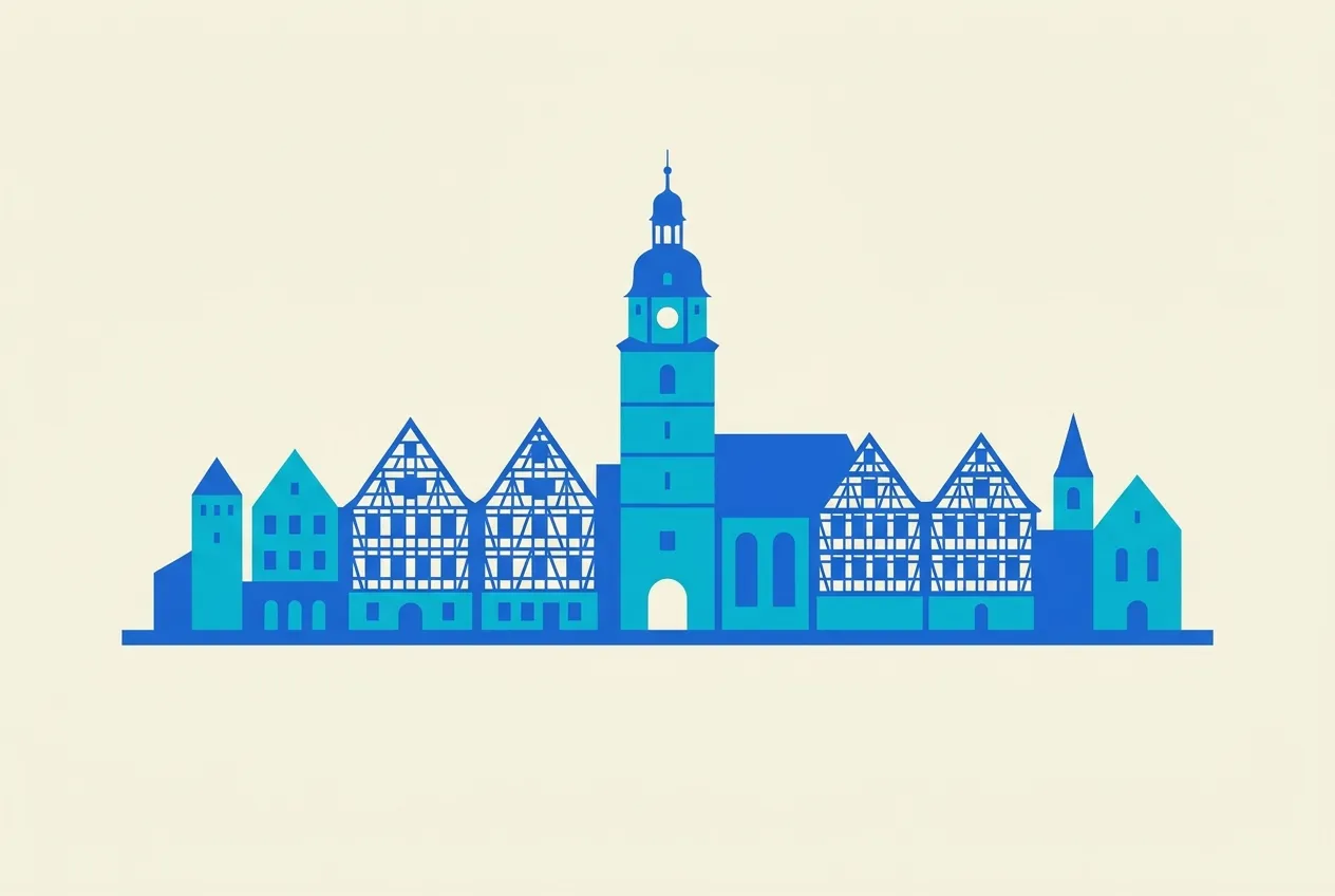 Illustration von Backnang – Webdesign für Backnang von NK IT Service