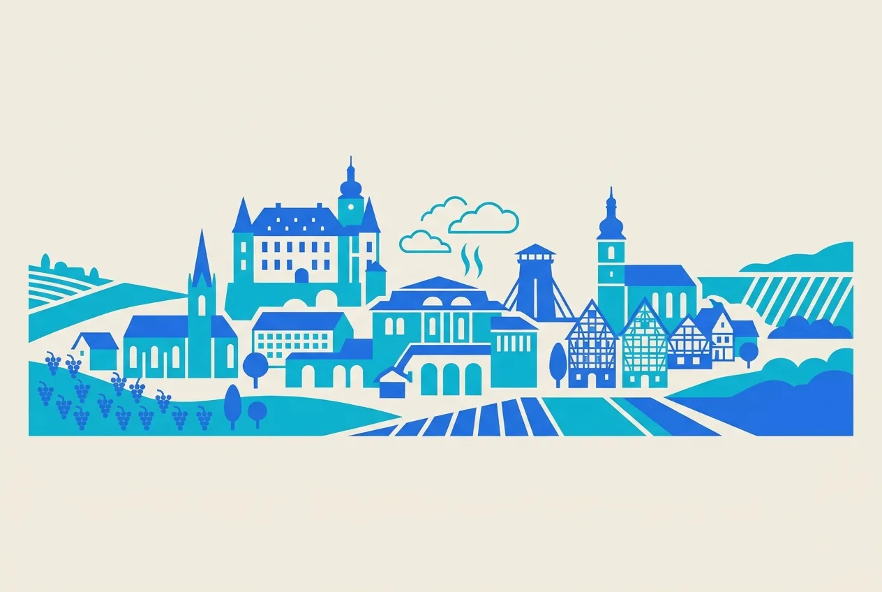 Illustration von Bad Rappenau – Webdesign für Bad Rappenau von NK IT Service