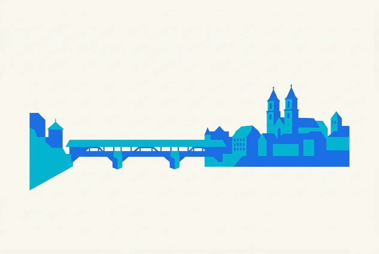 Illustration von Bad Säckingen – Webdesign für Bad Säckingen von NK IT Service