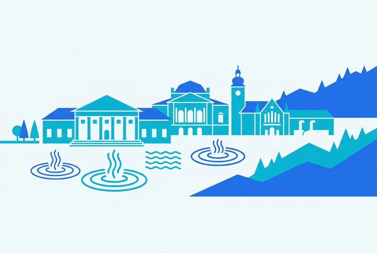 Illustration von Baden-Baden – Webdesign für Baden-Baden von NK IT Service