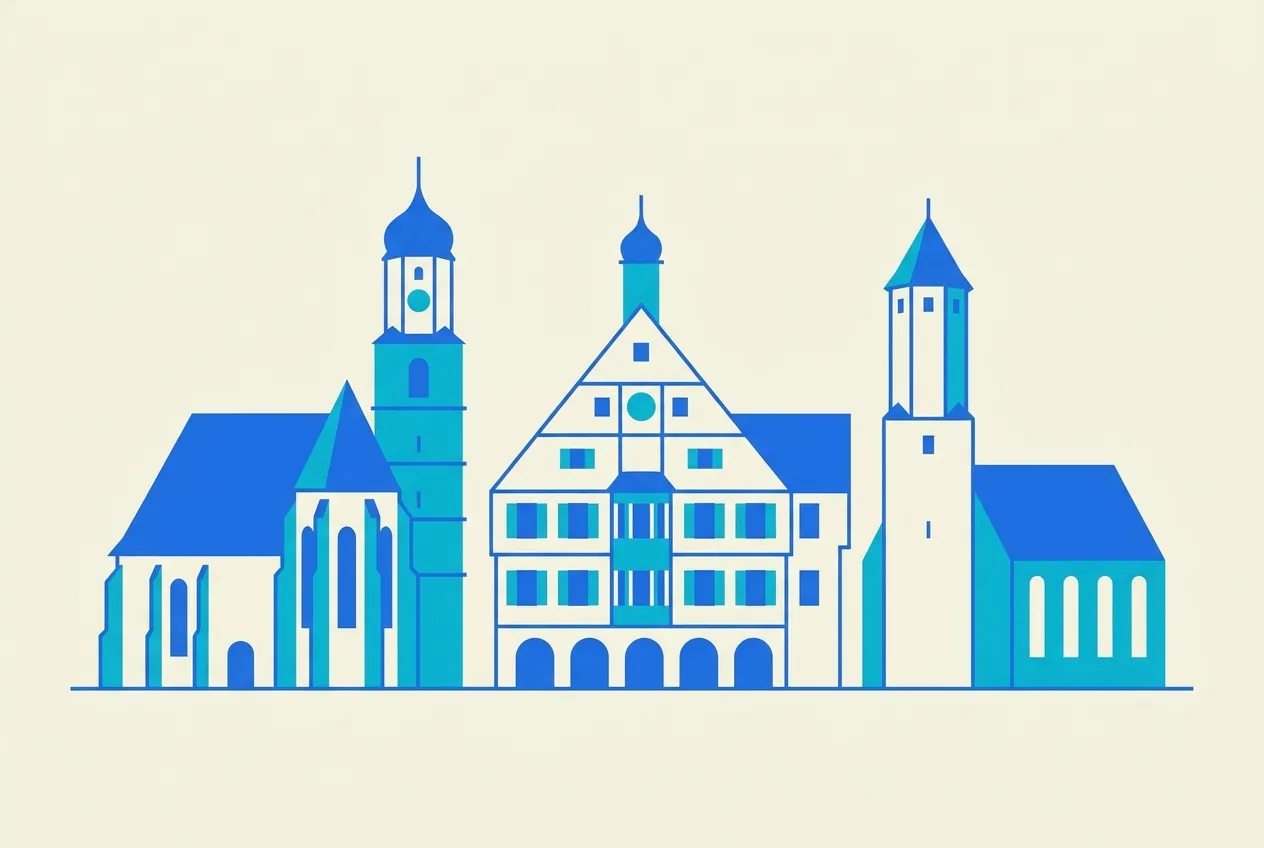 Illustration von Biberach an der Riss – Webdesign für Biberach an der Riss von NK IT Service