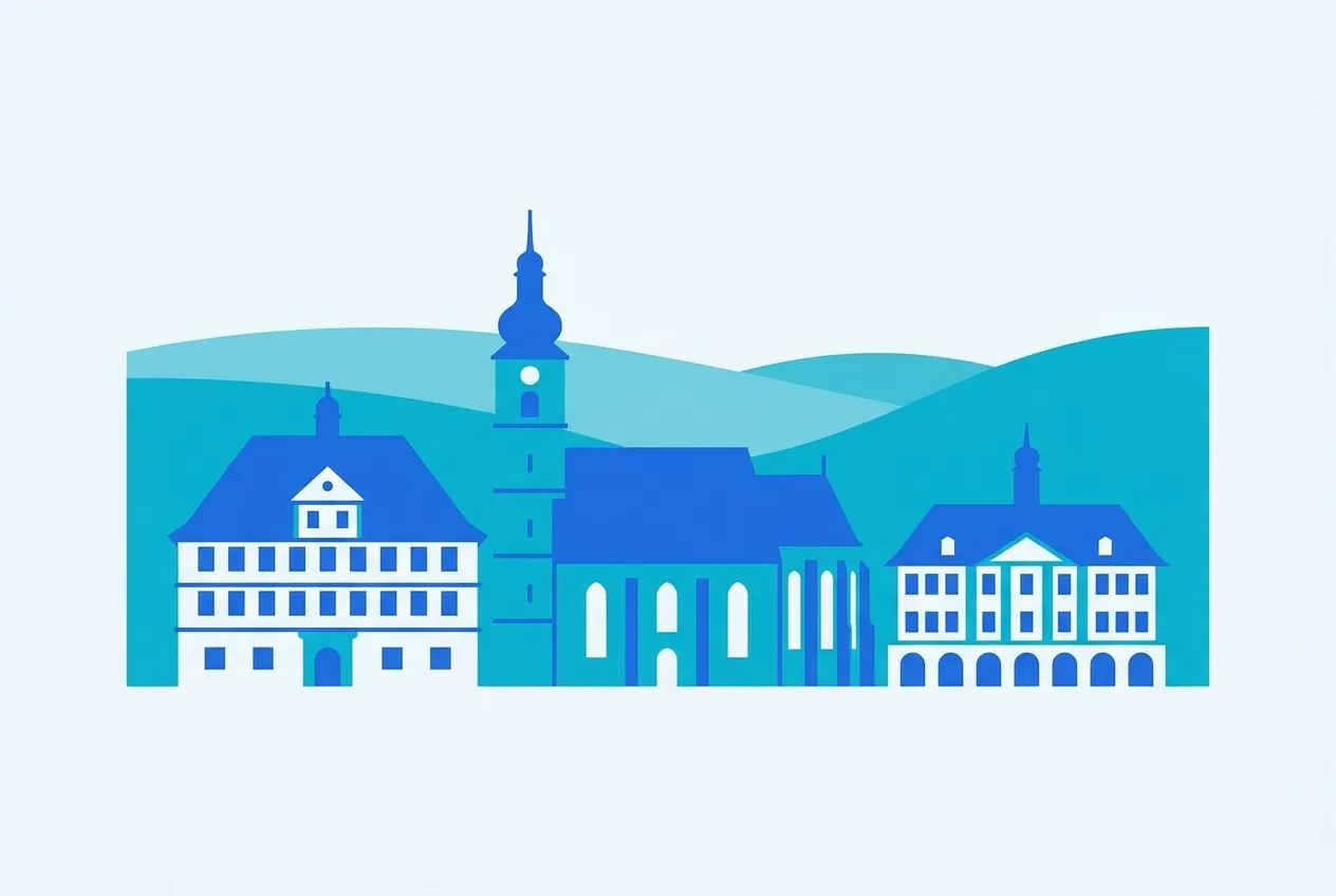 Illustration von Bretten – Webdesign für Bretten von NK IT Service
