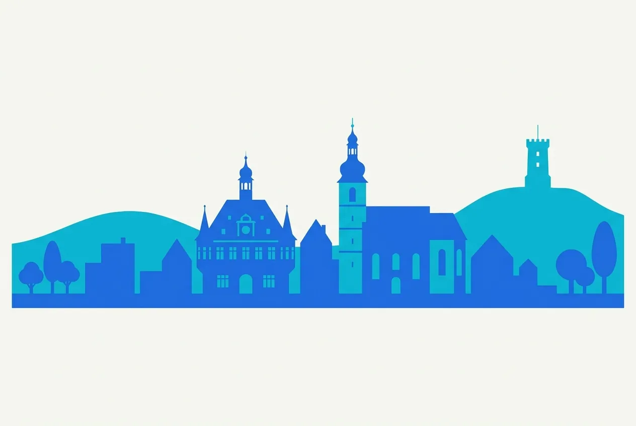 Illustration von Buchen (Odenwald) – Webdesign für Buchen (Odenwald) von NK IT Service