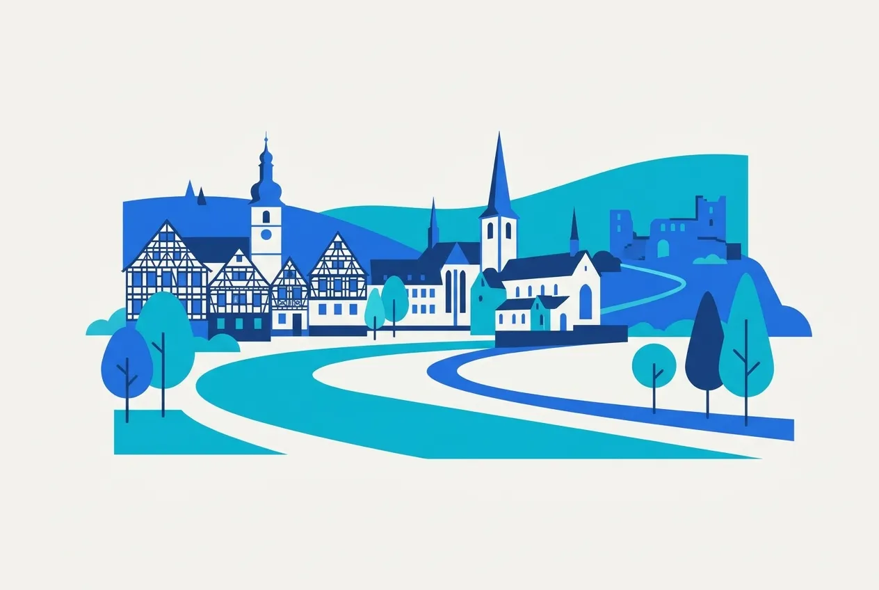 Illustration von Eberbach – Webdesign für Eberbach von NK IT Service