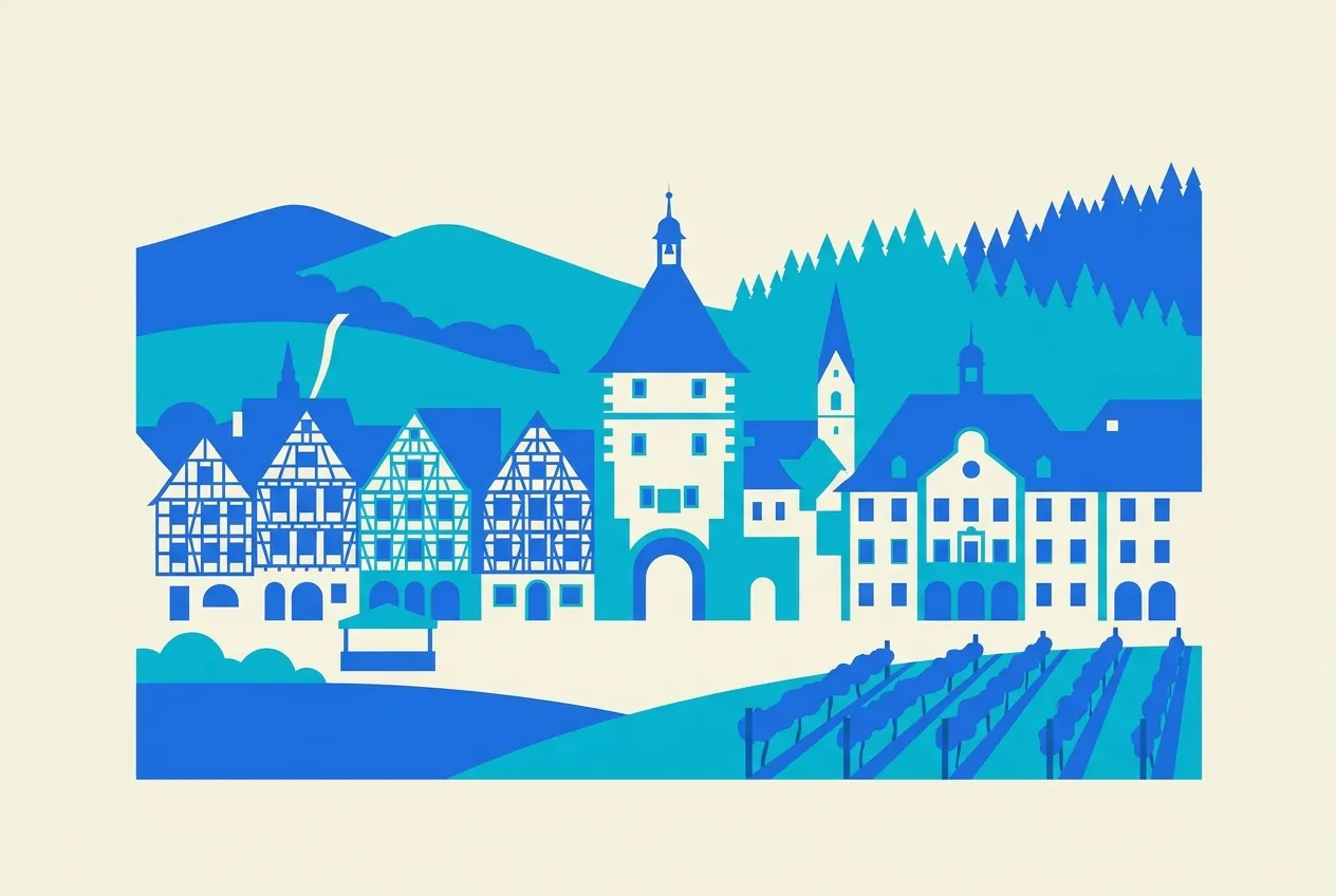 Illustration von Emmendingen – Webdesign für Emmendingen von NK IT Service