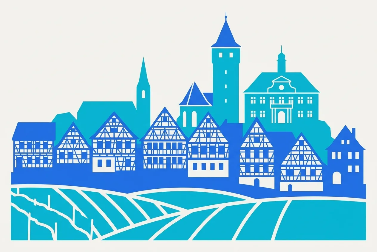 Illustration von Eppingen – Webdesign für Eppingen von NK IT Service